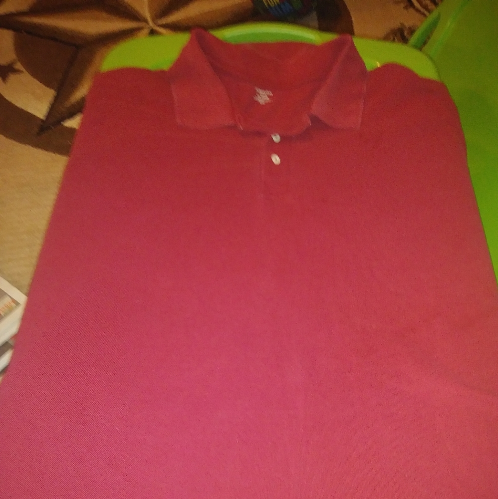 Red Polo shirt